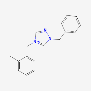 1-benzyl-4-(2-methylbenzyl)-1H-1,2,4-triazol-4-ium