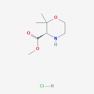 (S)-Methyl2,2-dimethylmorpholine-3-carboxylatehydrochloride