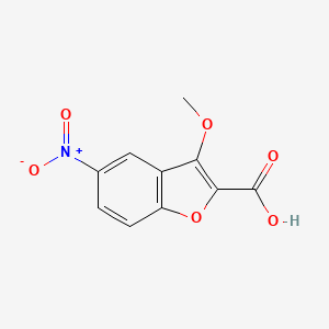 3-Methoxy-5-nitrobenzofuran-2-carboxylic acid