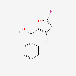 (3-Chloro-5-fluorofuran-2-yl)(phenyl)methanol