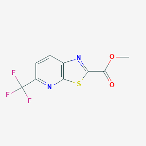 Methyl 5-(trifluoromethyl)thiazolo[5,4-b]pyridine-2-carboxylate