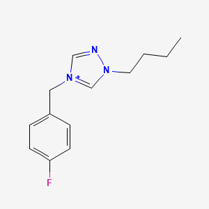 1-butyl-4-(4-fluorobenzyl)-1H-1,2,4-triazol-4-ium