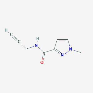 1-Methyl-N-(prop-2-yn-1-yl)-1H-pyrazole-3-carboxamide