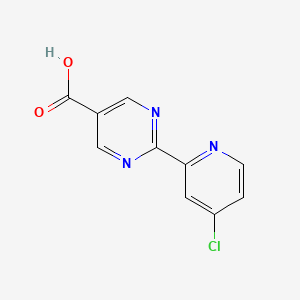 2-(4-Chloropyridin-2-YL)pyrimidine-5-carboxylic acid