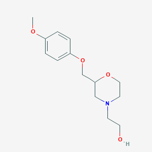 2-(2-((4-Methoxyphenoxy)methyl)morpholino)ethanol