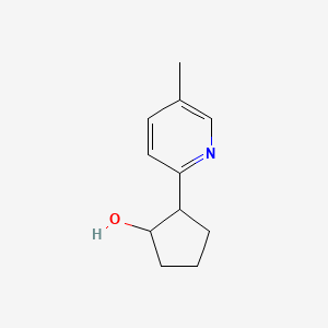 2-(5-Methylpyridin-2-yl)cyclopentanol