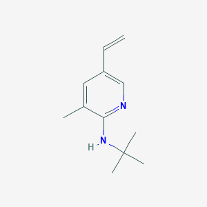 N-(tert-Butyl)-3-methyl-5-vinylpyridin-2-amine