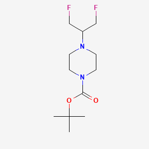 tert-Butyl 4-(1,3-difluoropropan-2-yl)piperazine-1-carboxylate