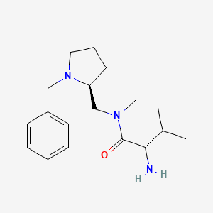 2-amino-N-[[(2S)-1-benzylpyrrolidin-2-yl]methyl]-N,3-dimethylbutanamide