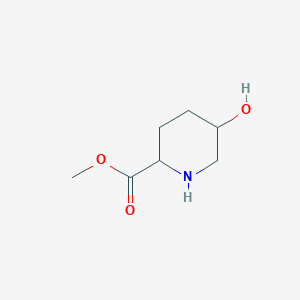 molecular formula C7H13NO3 B11791469 Methyl 5-hydroxypiperidine-2-carboxylate 