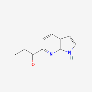 1-(1H-Pyrrolo[2,3-B]pyridin-6-YL)propan-1-one