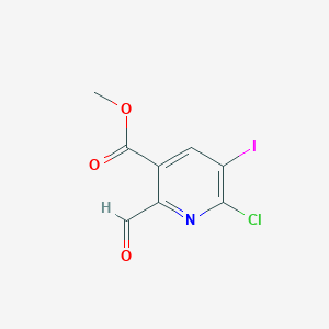 Methyl 6-chloro-2-formyl-5-iodonicotinate