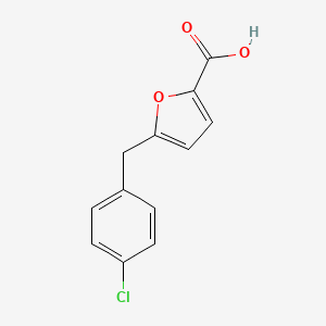 5-(4-Chlorobenzyl)furan-2-carboxylic acid