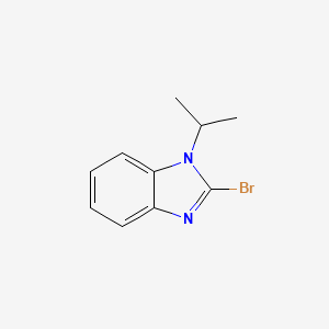 molecular formula C10H11BrN2 B11791631 2-Bromo-1-isopropyl-1H-benzo[d]imidazole CAS No. 1437432-92-2