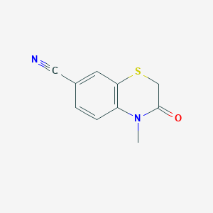 4-Methyl-3-oxo-3,4-dihydro-2H-benzo[B][1,4]thiazine-7-carbonitrile