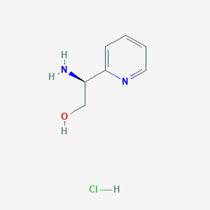 (2S)-2-amino-2-pyridin-2-ylethanol;hydrochloride