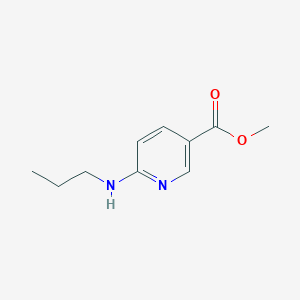 molecular formula C10H14N2O2 B11791719 Methyl6-(propylamino)nicotinate 