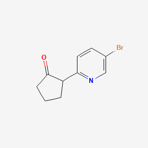 2-(5-Bromopyridin-2-yl)cyclopentanone