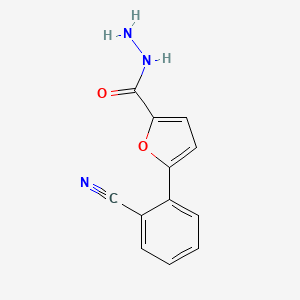 5-(2-Cyanophenyl)furan-2-carbohydrazide