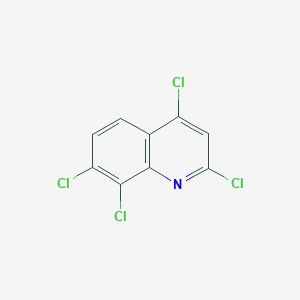 molecular formula C9H3Cl4N B11791814 2,4,7,8-Tetrachloroquinoline 