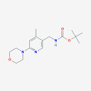 tert-Butyl ((4-methyl-6-morpholinopyridin-3-yl)methyl)carbamate