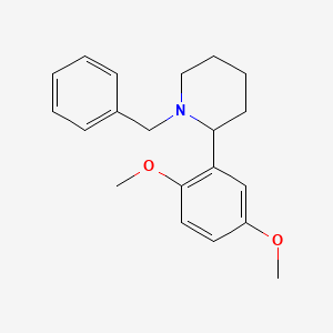 1-Benzyl-2-(2,5-dimethoxyphenyl)piperidine