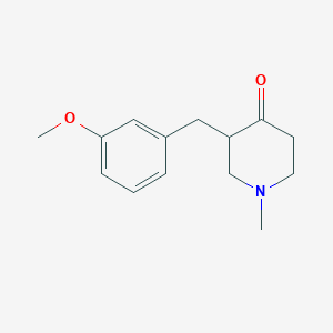 3-(3-Methoxybenzyl)-1-methylpiperidin-4-one