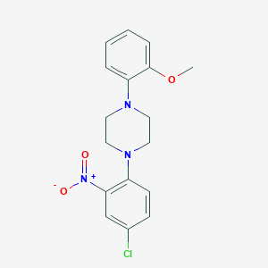 1-(4-Chloro-2-nitrophenyl)-4-(2-methoxyphenyl)piperazine