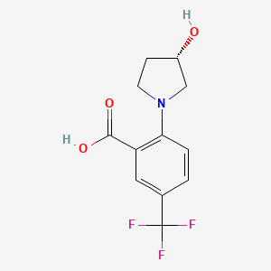 (S)-2-(3-Hydroxypyrrolidin-1-YL)-5-(trifluoromethyl)benzoic acid