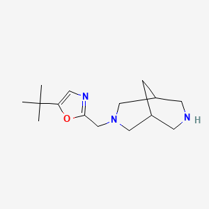 2-(3,7-Diazabicyclo[3.3.1]nonan-3-ylmethyl)-5-(tert-butyl)oxazole