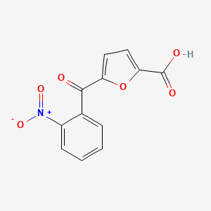 molecular formula C12H7NO6 B11791948 5-(2-Nitrobenzoyl)furan-2-carboxylic acid 