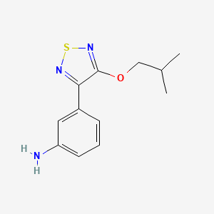 3-(4-Isobutoxy-1,2,5-thiadiazol-3-yl)aniline