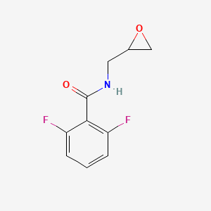 molecular formula C10H9F2NO2 B11791999 2,6-Difluoro-N-(oxiran-2-ylmethyl)benzamide 