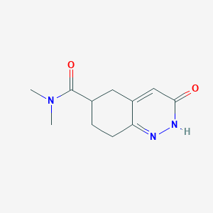 N,N-Dimethyl-3-oxo-2,3,5,6,7,8-hexahydrocinnoline-6-carboxamide