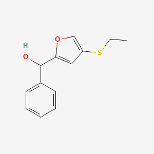 (4-(Ethylthio)furan-2-yl)(phenyl)methanol