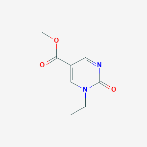 molecular formula C8H10N2O3 B11792157 Methyl 1-ethyl-2-oxo-1,2-dihydropyrimidine-5-carboxylate 