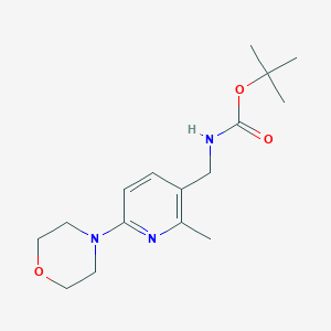 tert-Butyl ((2-methyl-6-morpholinopyridin-3-yl)methyl)carbamate