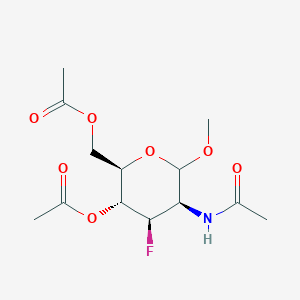 Methyl 2-acetamido-4,6-di-O-acetyl-2,3-dideoxy-3-fluoromannopyranoside