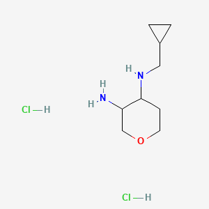 N4-(Cyclopropylmethyl)tetrahydro-2H-pyran-3,4-diamine dihydrochloride