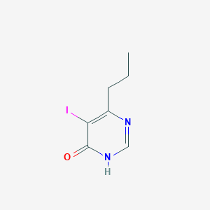 5-Iodo-6-propylpyrimidin-4(3H)-one