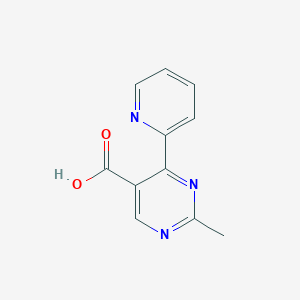 2-Methyl-4-(pyridin-2-yl)pyrimidine-5-carboxylic acid