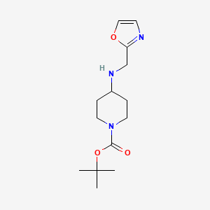 Tert-butyl 4-((oxazol-2-ylmethyl)amino)piperidine-1-carboxylate