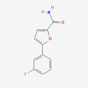 5-(3-Iodophenyl)furan-2-carboxamide