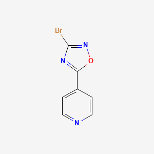 3-Bromo-5-(pyridin-4-yl)-1,2,4-oxadiazole