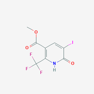 Methyl 5-iodo-6-oxo-2-(trifluoromethyl)-1,6-dihydropyridine-3-carboxylate