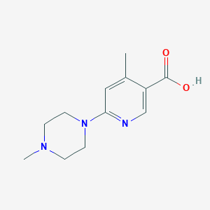 4-Methyl-6-(4-methylpiperazin-1-yl)nicotinicacid