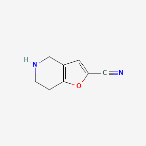 4,5,6,7-Tetrahydrofuro[3,2-c]pyridine-2-carbonitrile