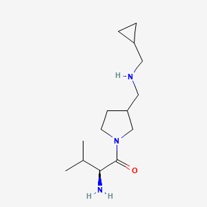 (2S)-2-Amino-1-(3-(((cyclopropylmethyl)amino)methyl)pyrrolidin-1-yl)-3-methylbutan-1-one