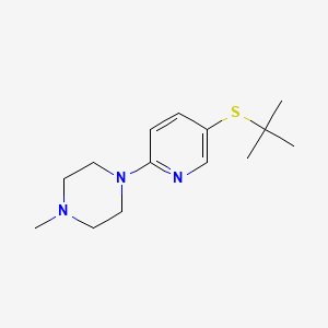 1-(5-(tert-Butylthio)pyridin-2-yl)-4-methylpiperazine