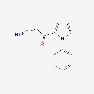 3-Oxo-3-(1-phenyl-1H-pyrrol-2-yl)propanenitrile